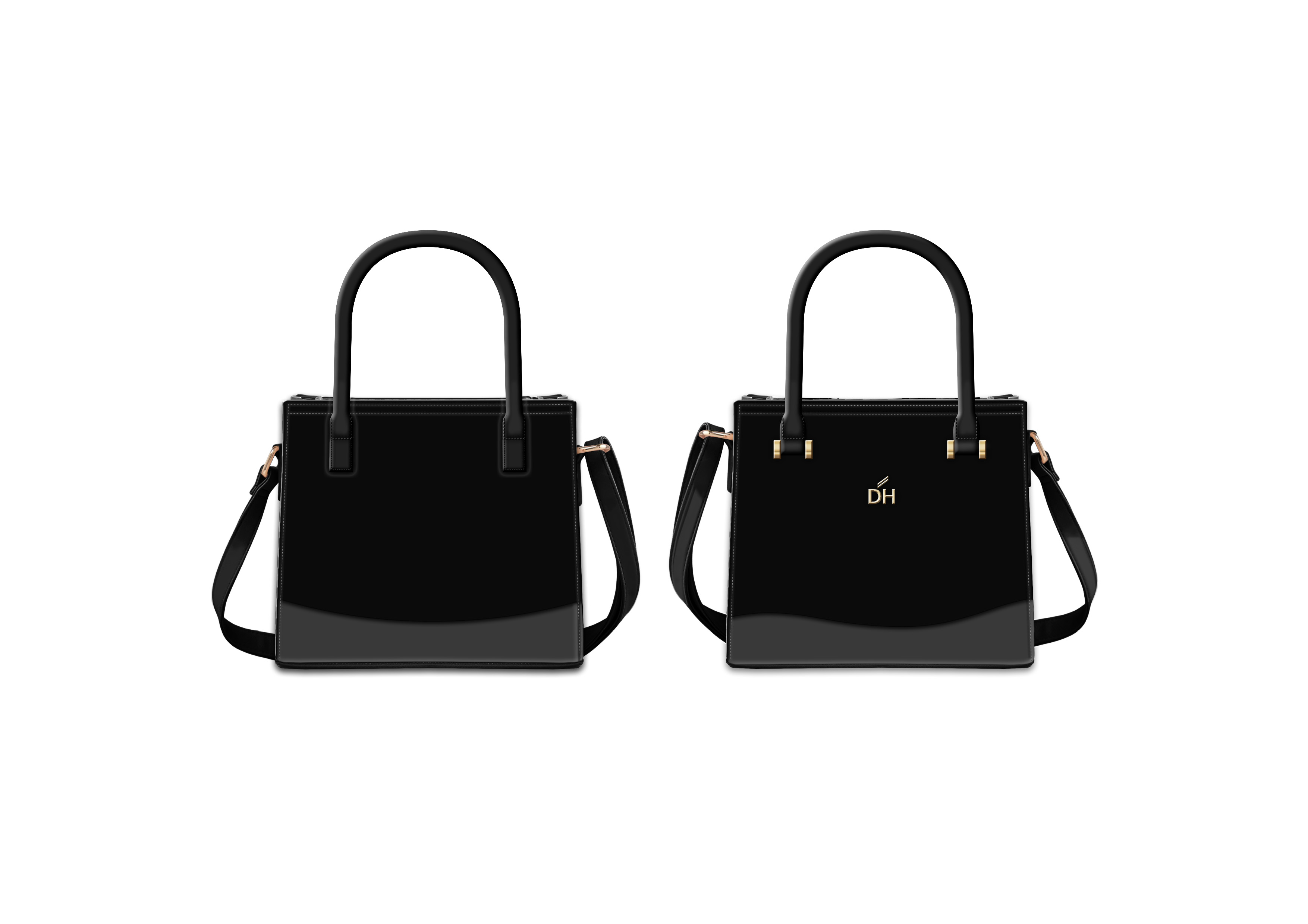 Black handbag