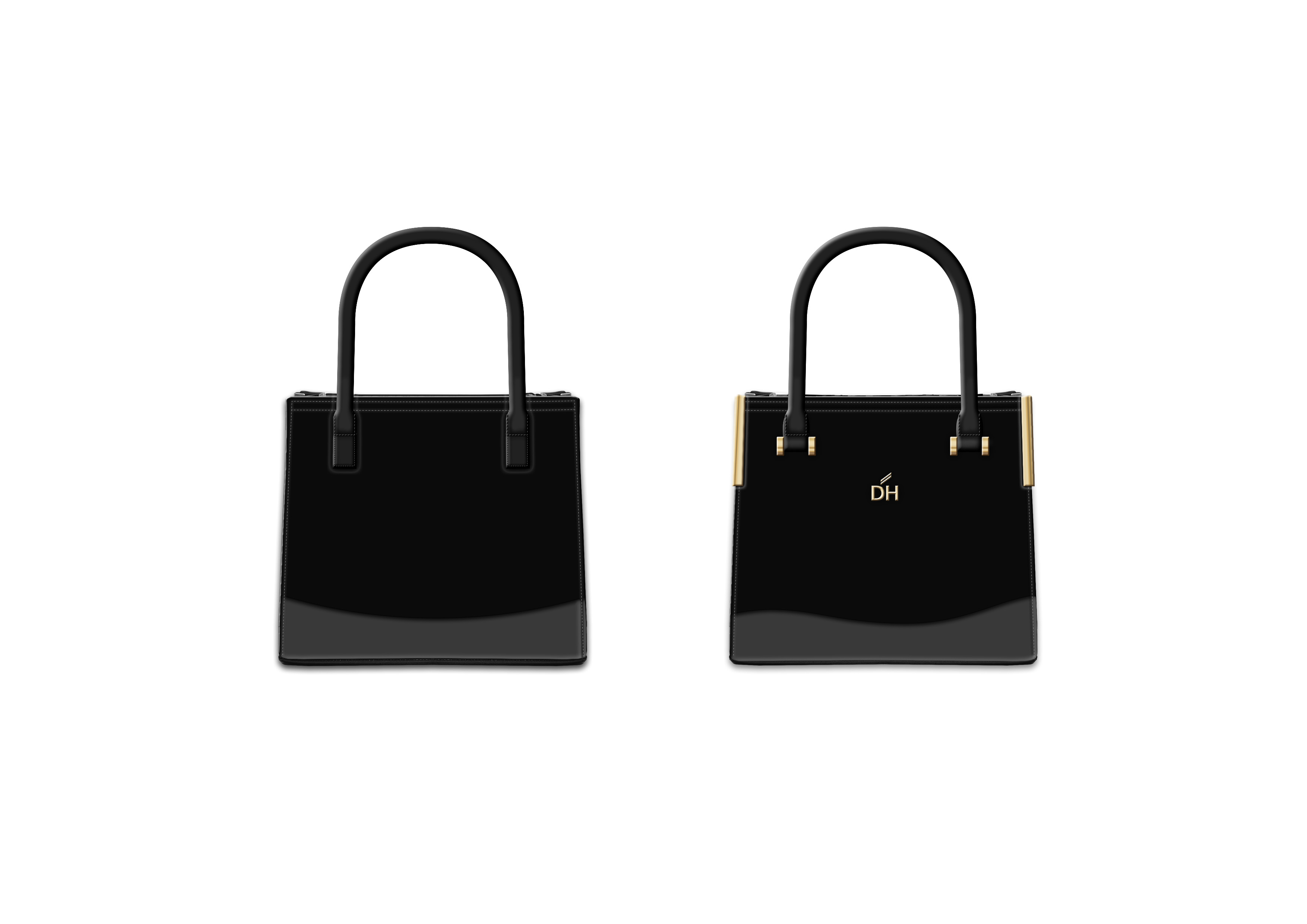 Black handbag