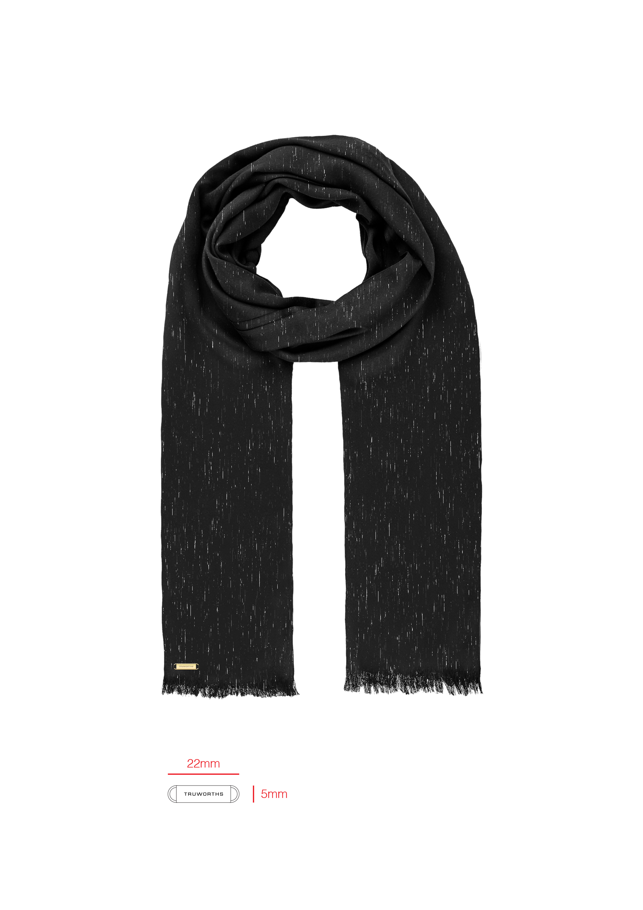 Black scarf design