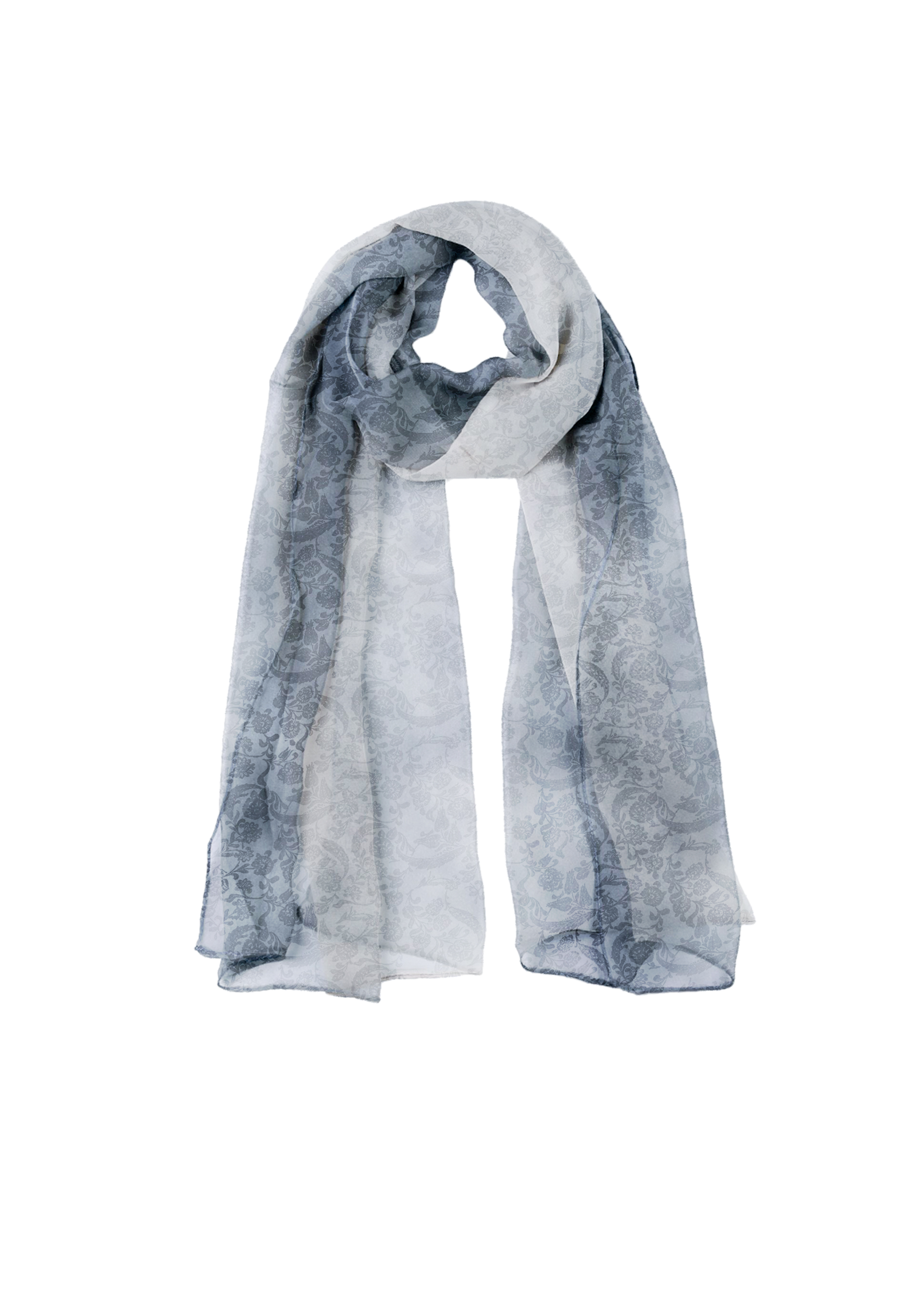 Light blue scarf design