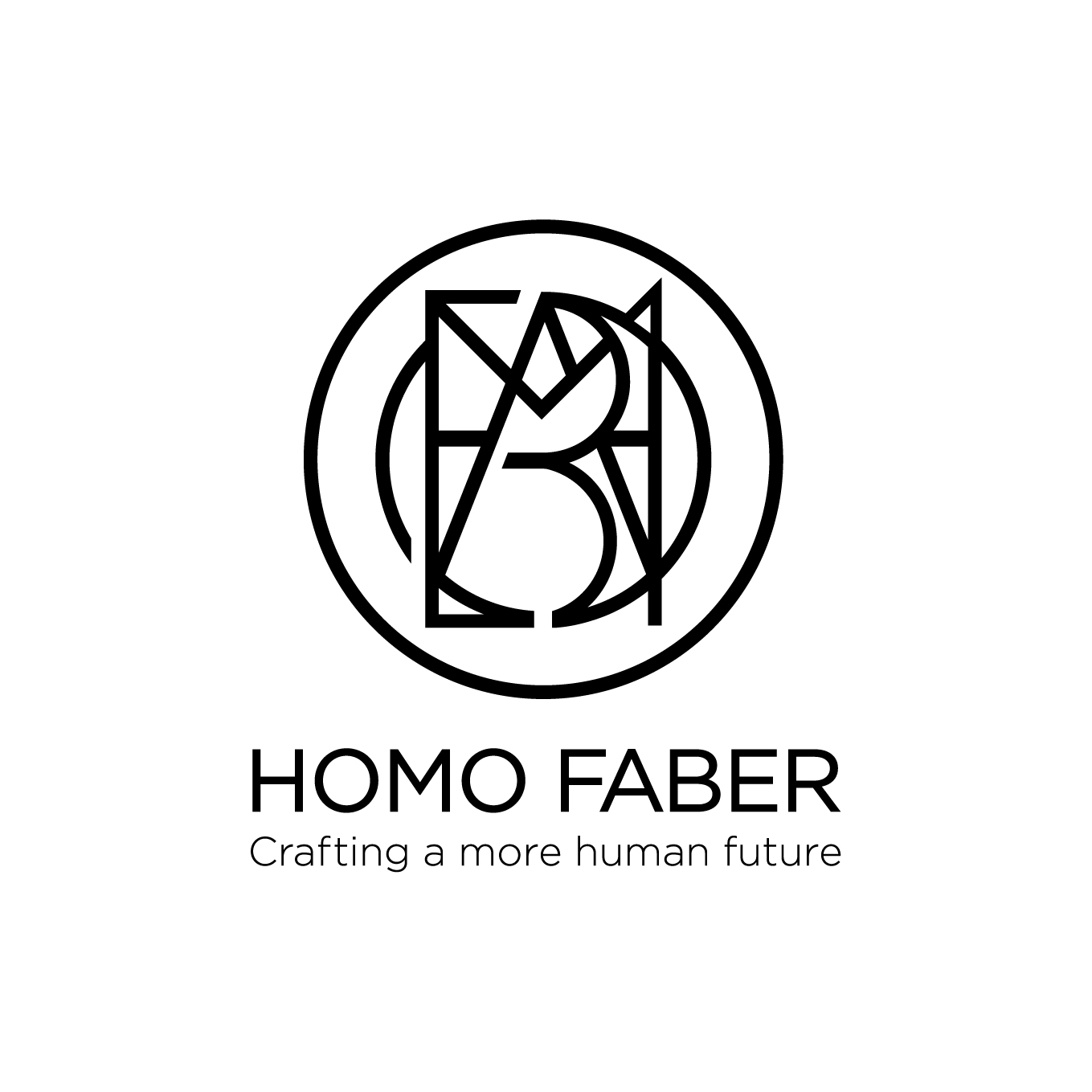 Homo Faber Crafting a more human future logo