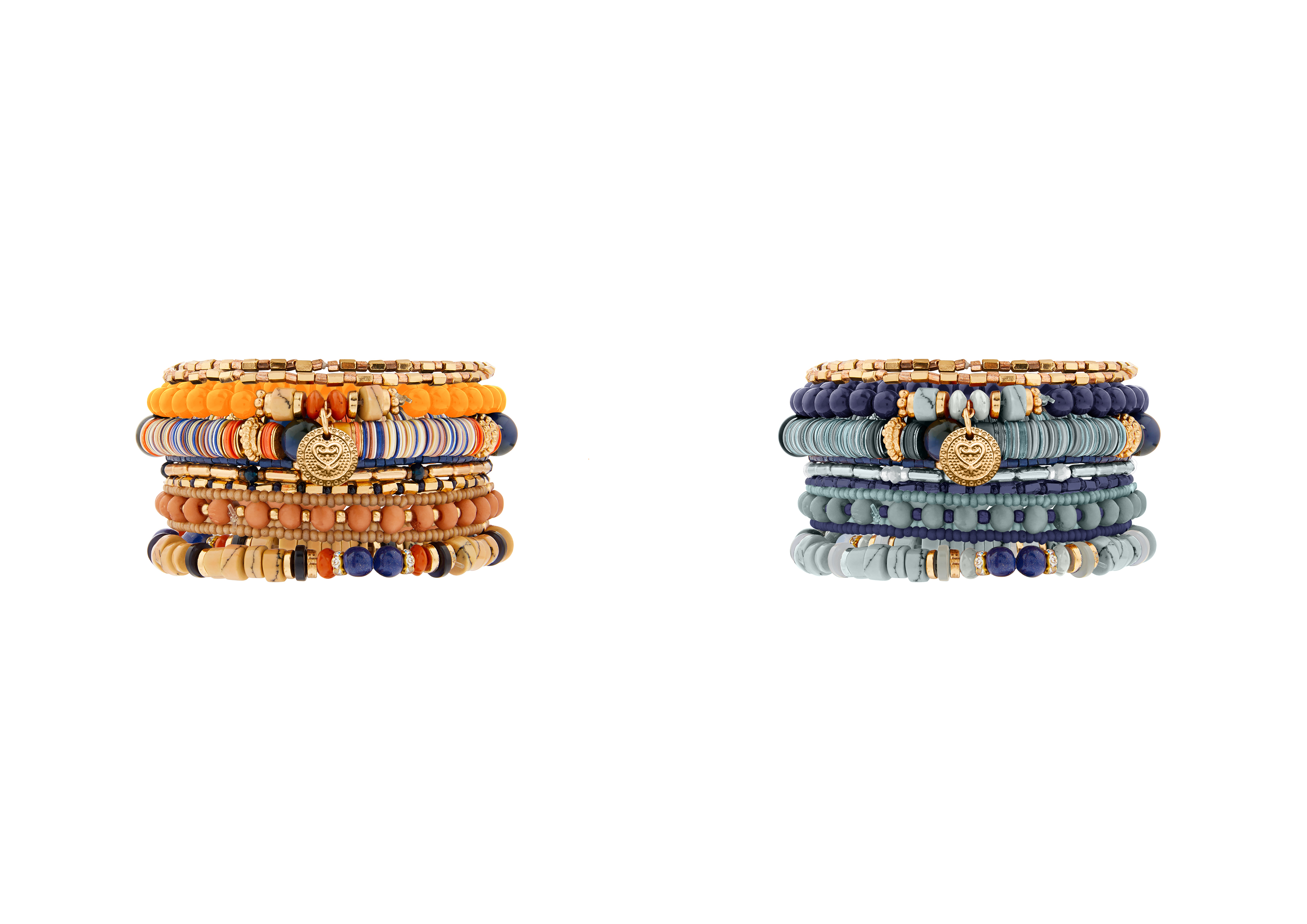 Orange beaded bracelet