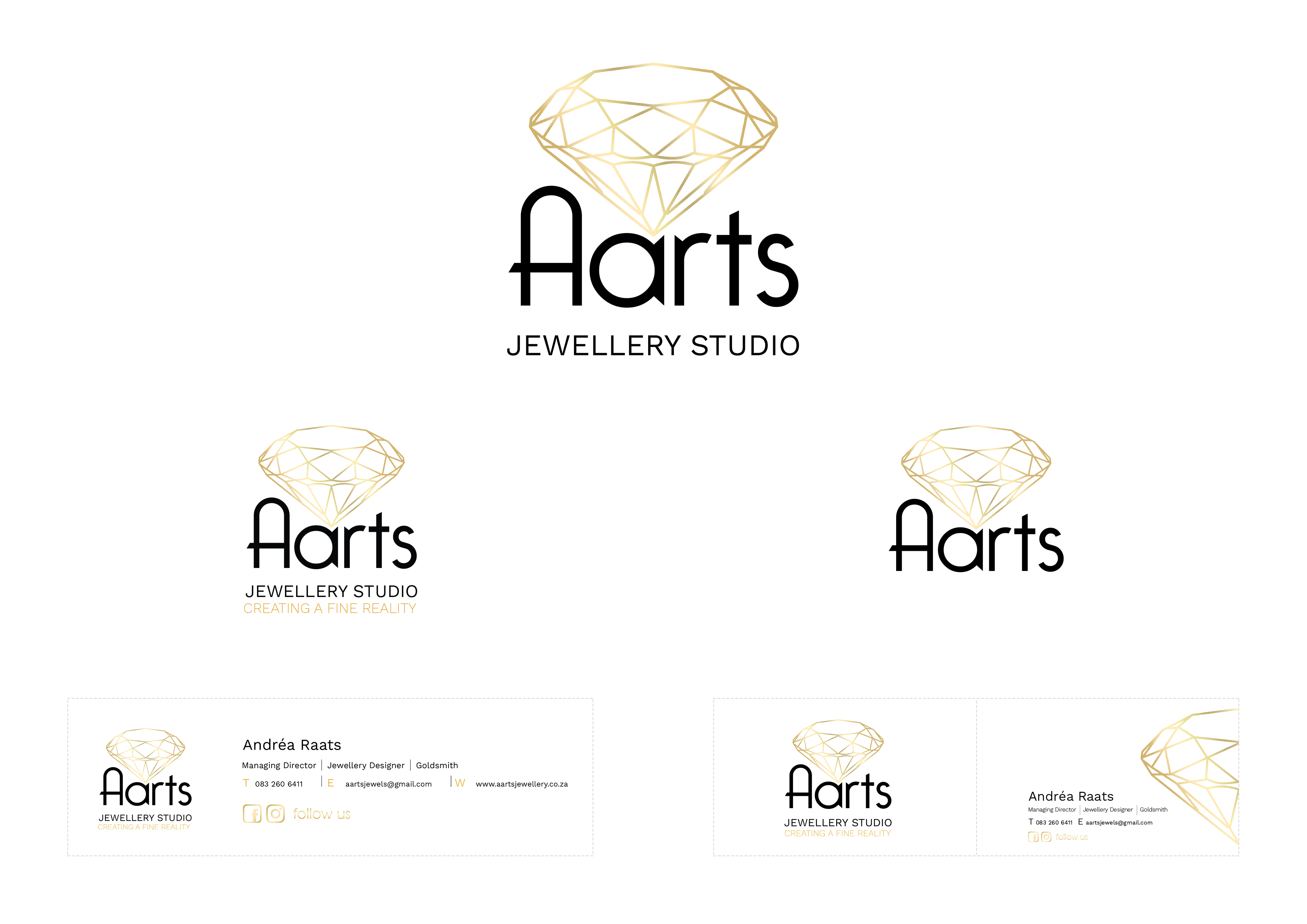 Jewellery studio logo design package