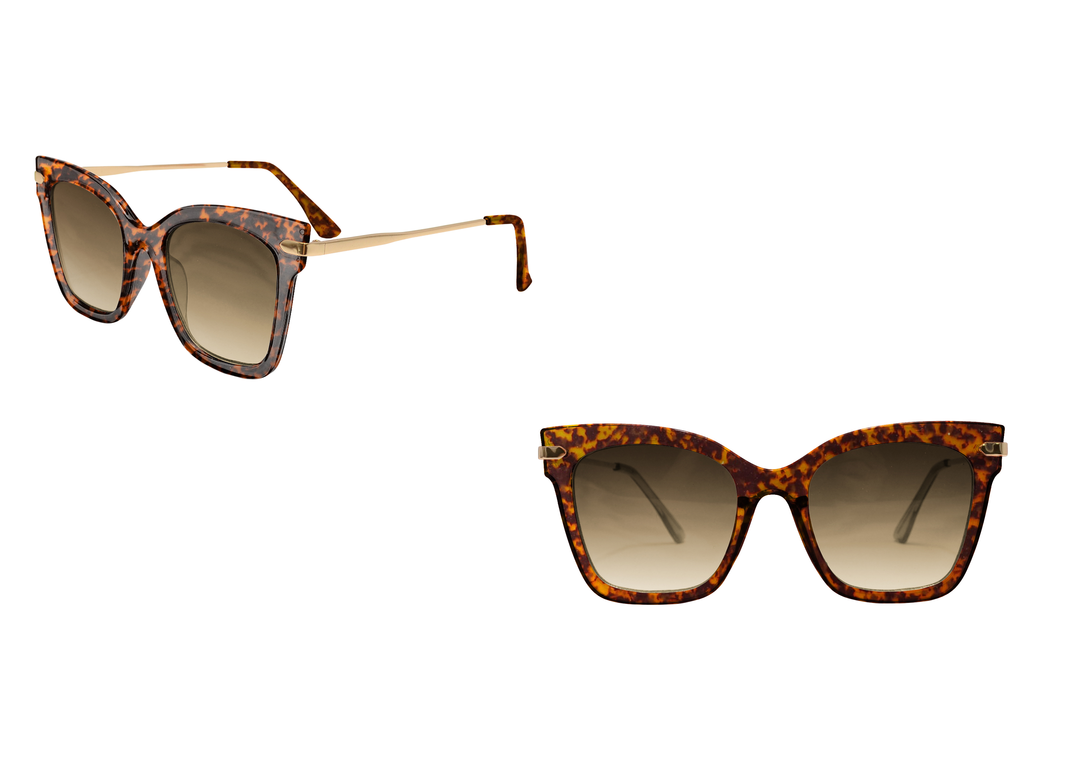 Ladies cateye tortise sunglasses