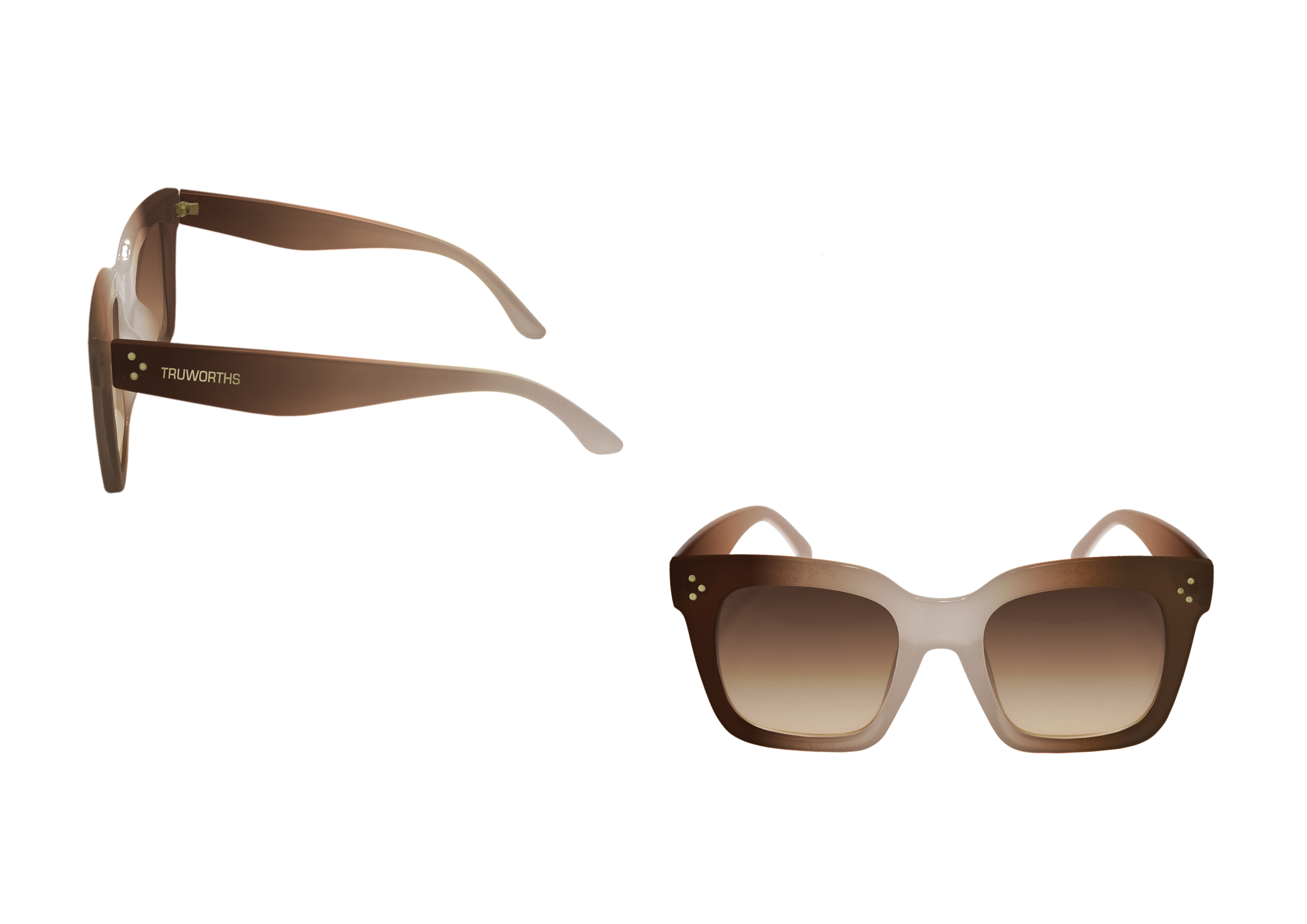 Ladies brown ombre sunglasses