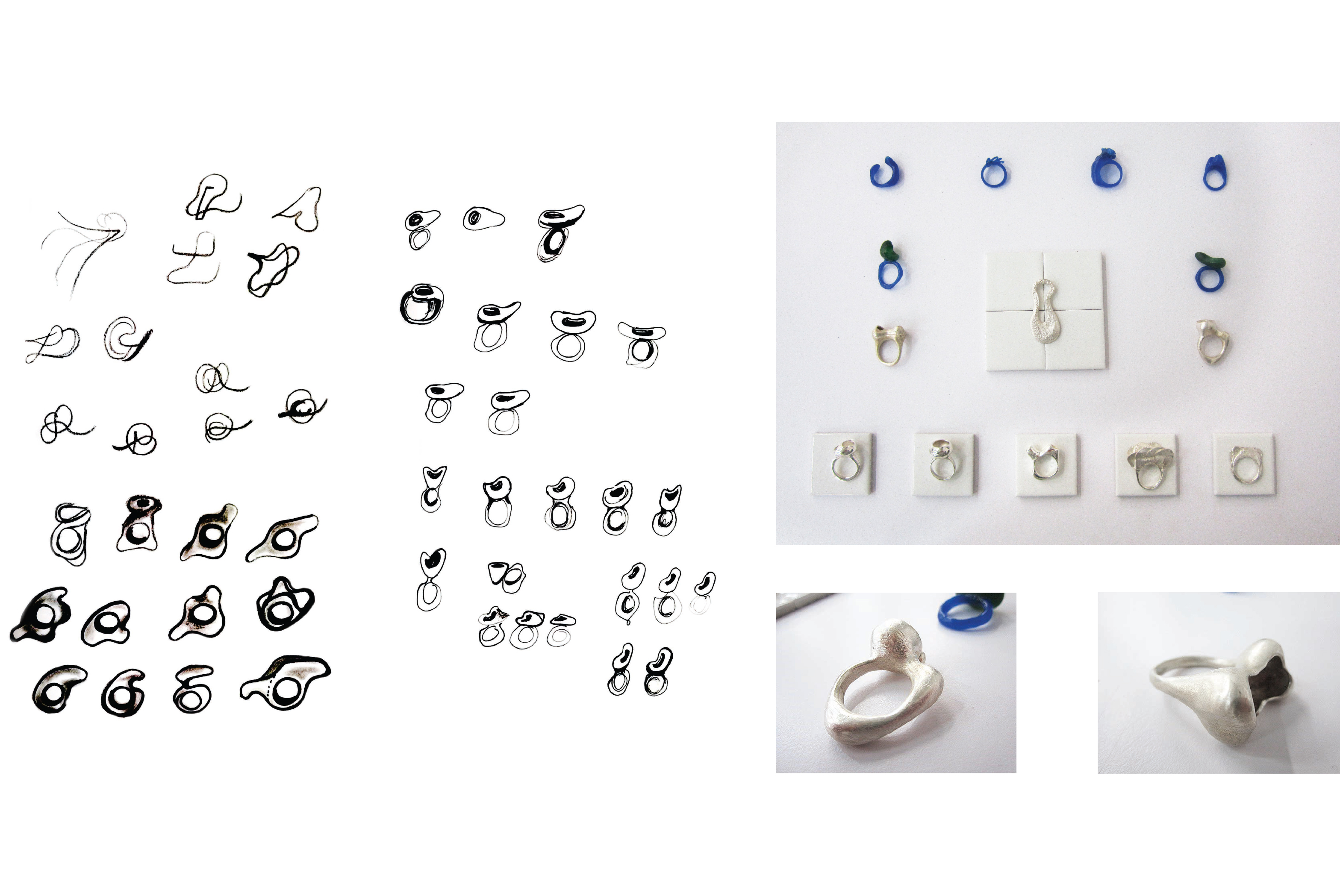 Lost wax ring casting designs