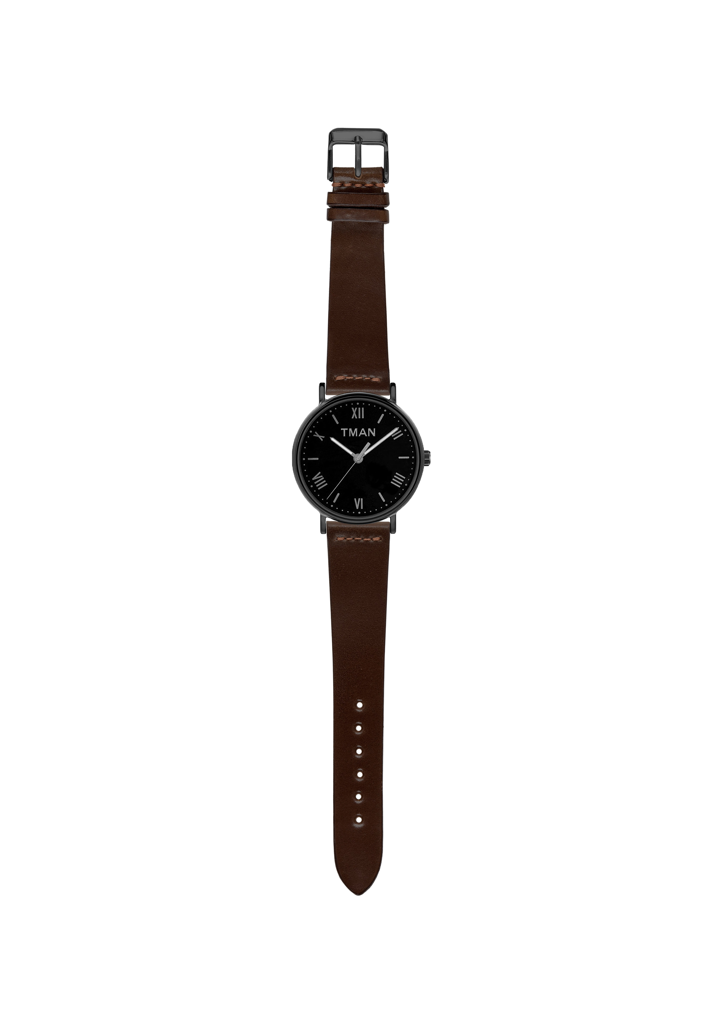 Black and brown mens watch