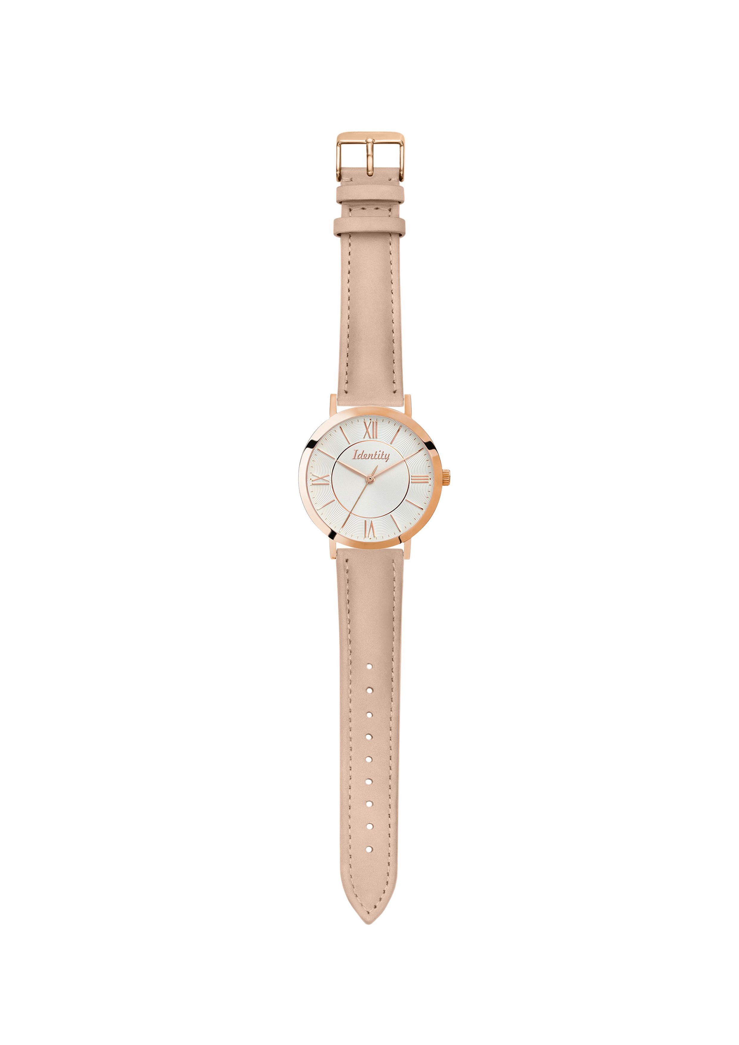 Rose gold and light pink ladies watch
